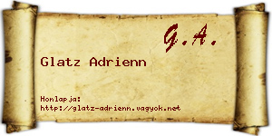 Glatz Adrienn névjegykártya